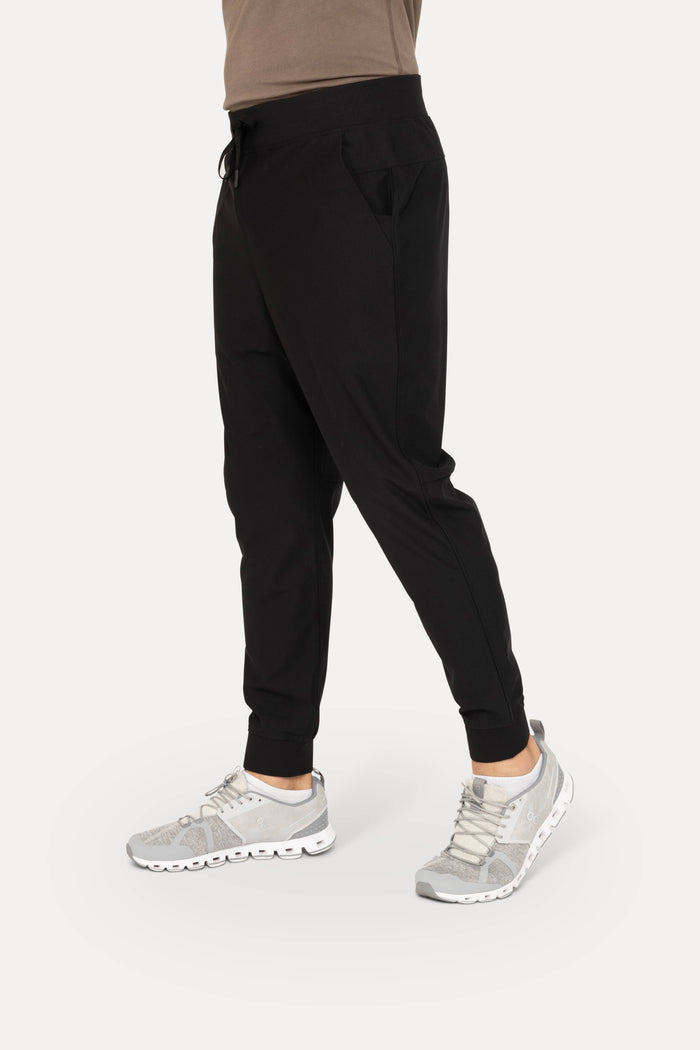 Mono B Mens Clothing: Men's Flexfit Skim Black Jogger Pants for Comfort and Style