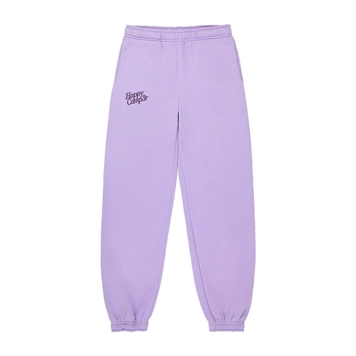 The Happy Camp3r Lounge Pants: Puff Series Sweatpants Grape Unisex Heavyweight Fleece Comfort