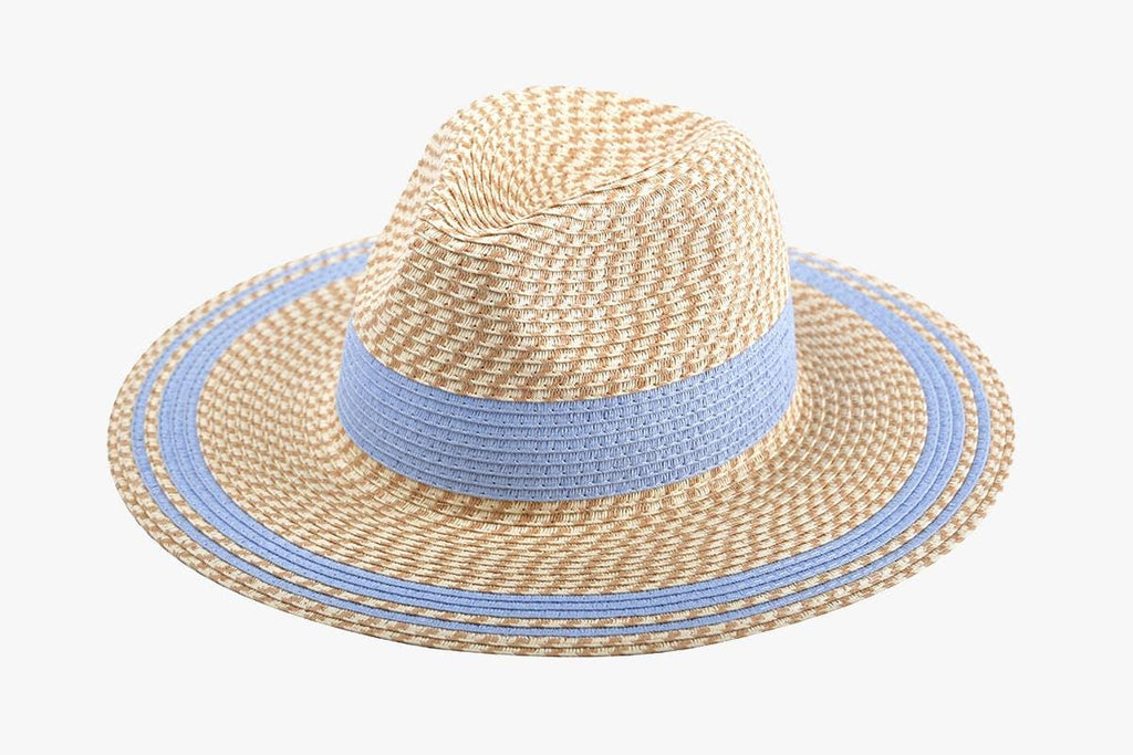 HAT2317 India Colored Accent Sun Hat