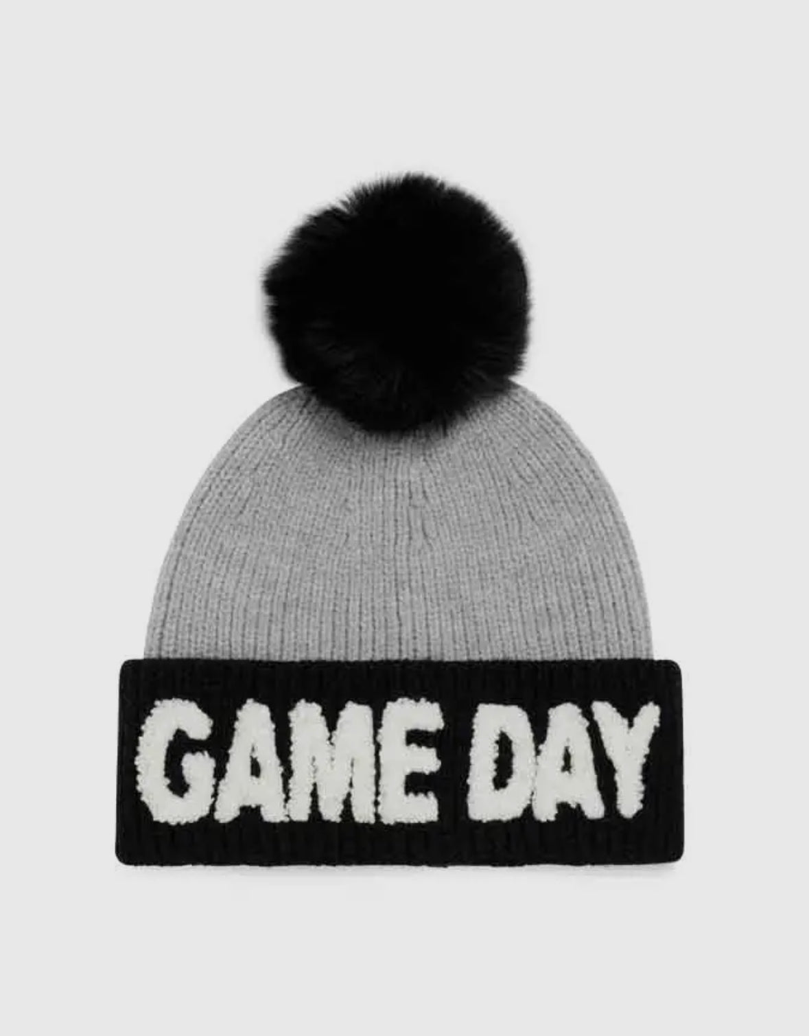 Game Day Two Tone Beanie- Gray