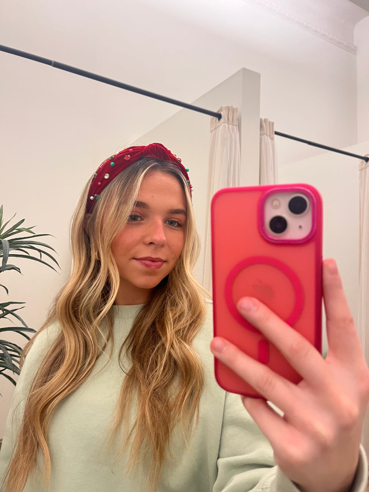 Holiday Gemstone Knot Headband