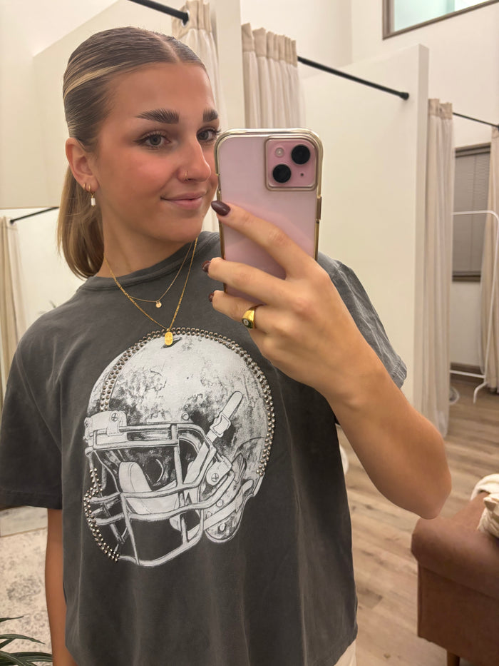 Lake Street All Us : Football Helmet Big Boy Tee