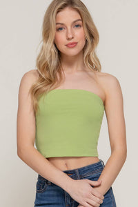 Crop Tube Cotton Jersey Top for Stylish Summer Wear