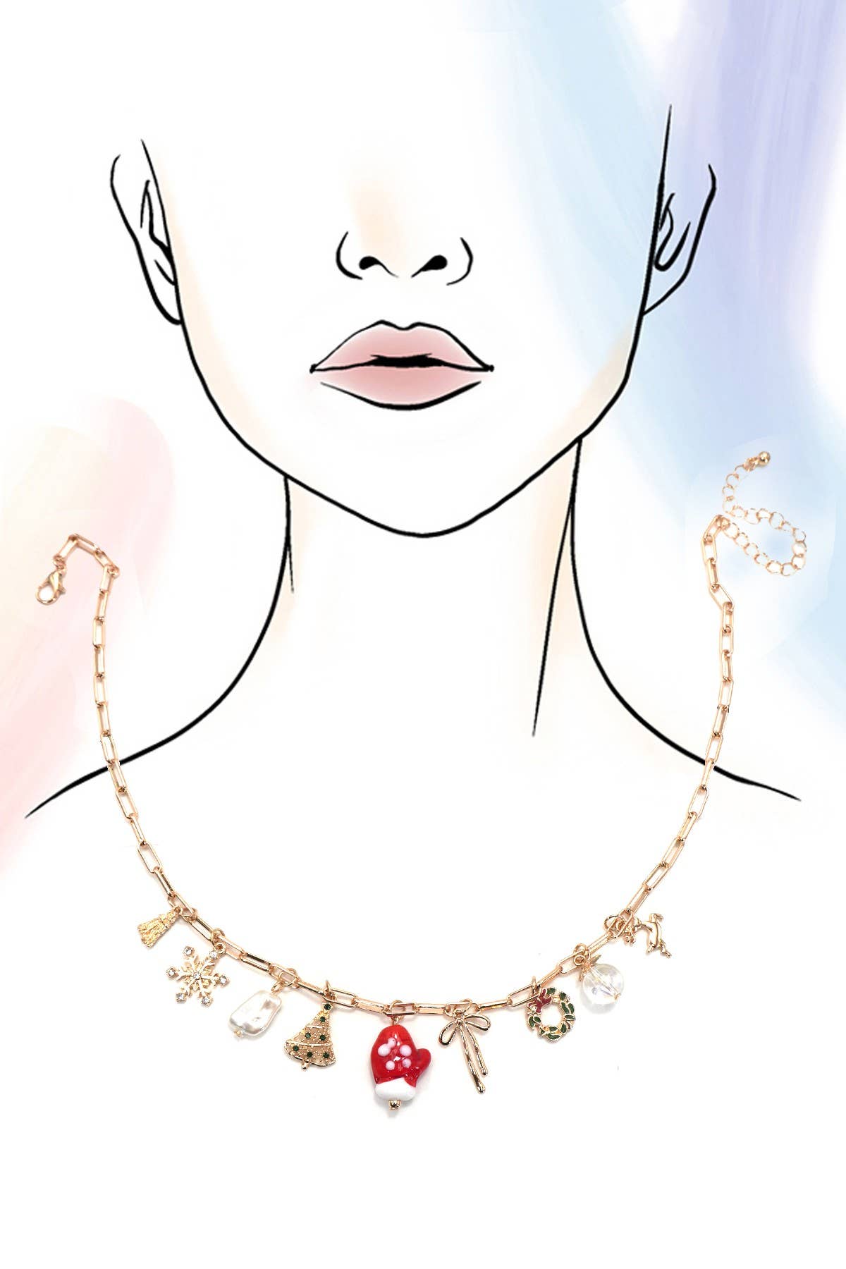 Holiday Charm Necklace — Christmas Icons | SeaJay’s Boutique