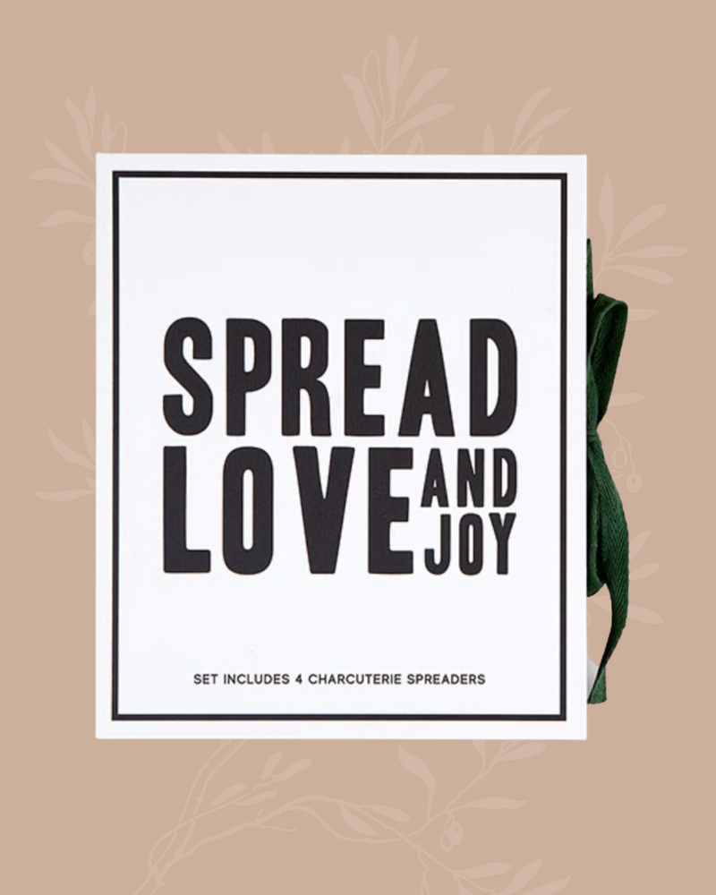 Spread Love and Joy Green Charcuterie Spreaders