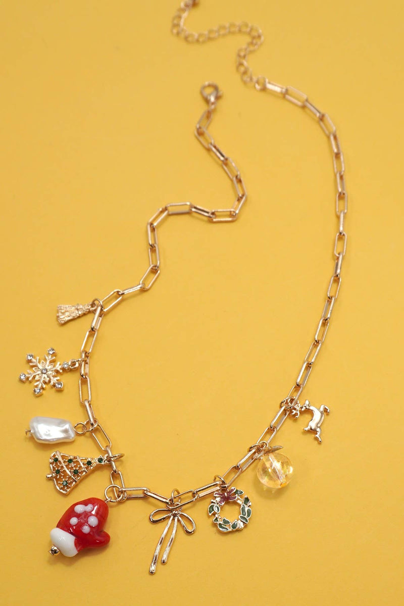 Holiday Charm Necklace — Christmas Icons | SeaJay’s Boutique