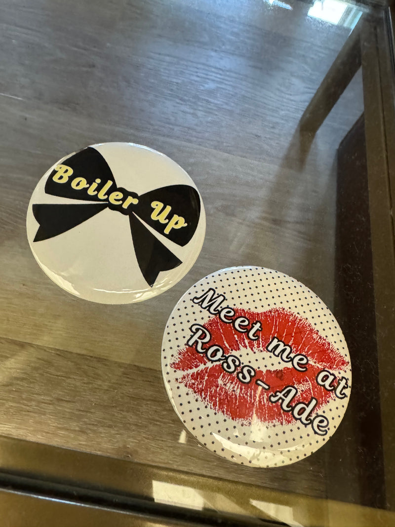 SeaJay’s Boutique : Game Day Buttons Set Boiler Up Meet Me At Ross Ade Fan