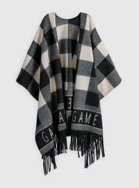 Game Day Checkered Cape