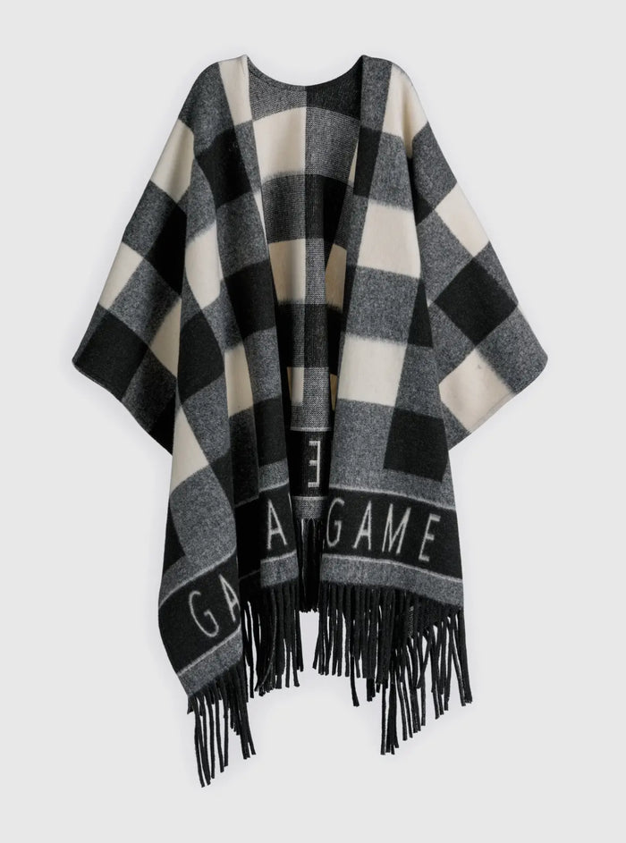 Game Day Checkered Cape