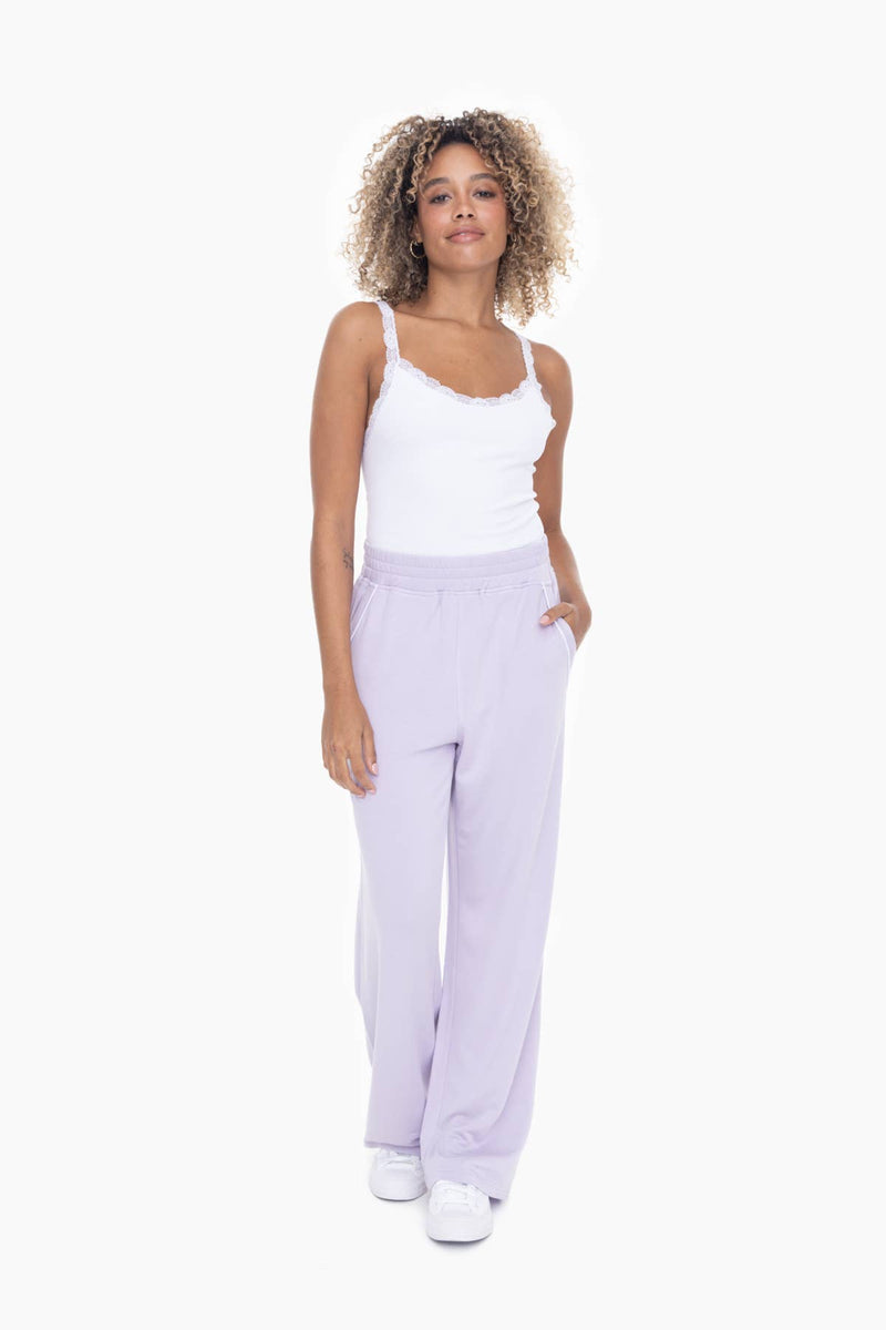 Ribbed Lace Trim Tank Top for Stylish Everyday Wear