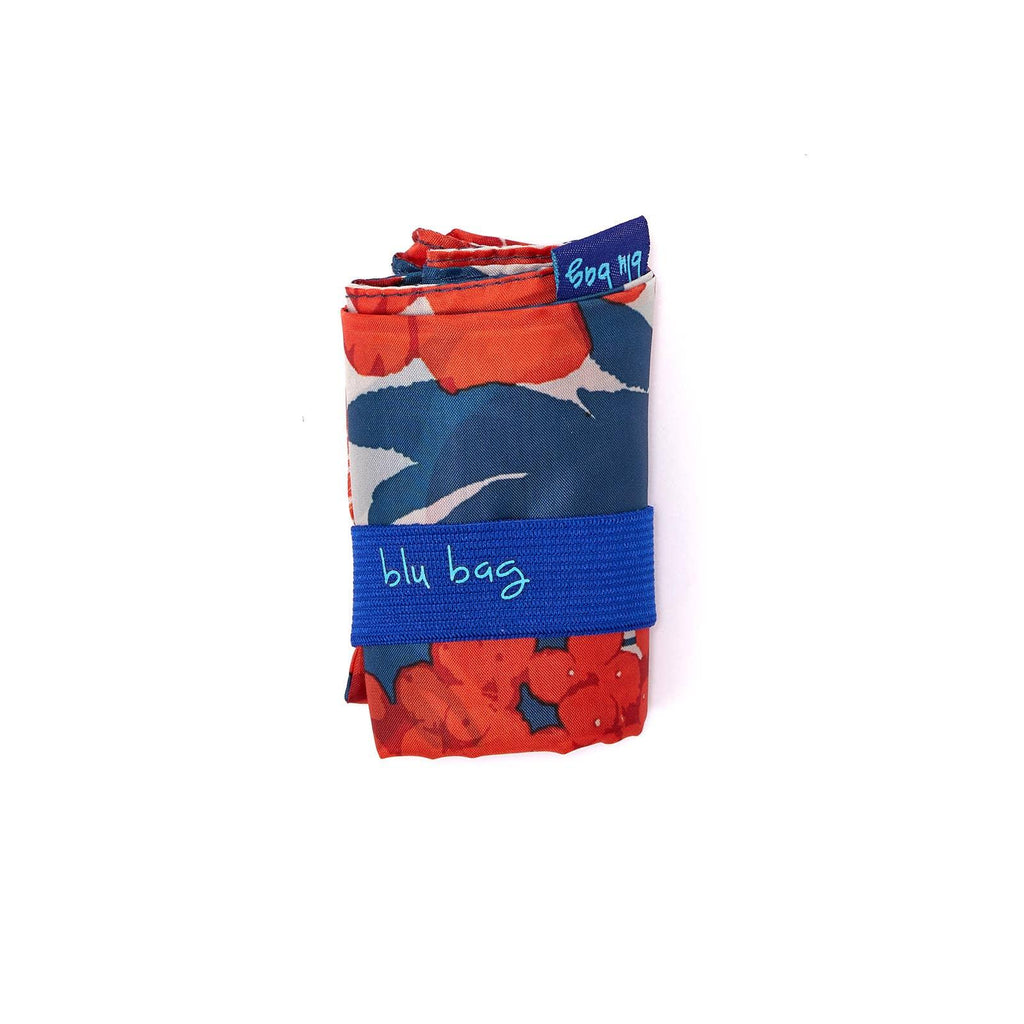 ICELANDIC POPPIES blu Bag Reusable Shopper Tote