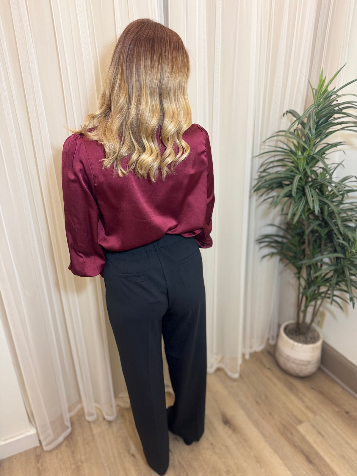 Black High-Waisted Wide-Leg Dress Pants | SeaJay’s Boutique