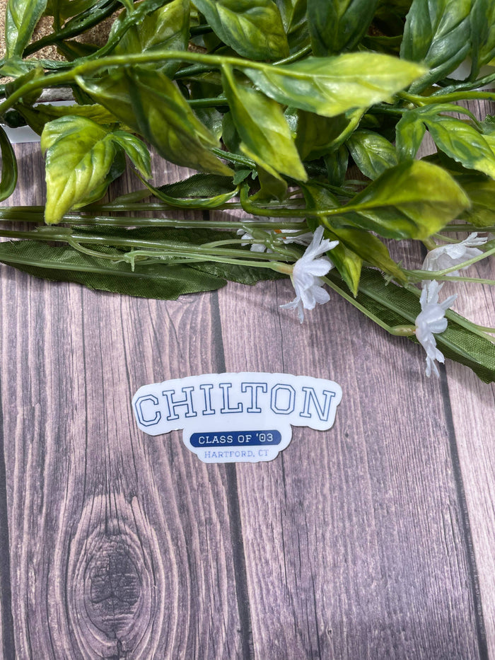 Chilton, Class of '03: Gilmore Girls-Themed Sticker Magnet