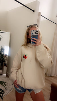 Strawberry Graphic Hoodie (Front + Back Print)