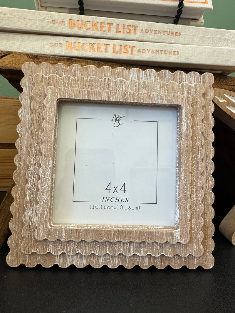 Wooden Square Detailed Frame