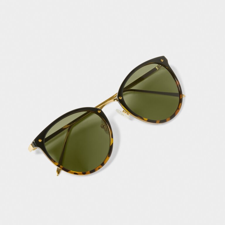 Santorini Sunglasses Gradient Black Tortoiseshell