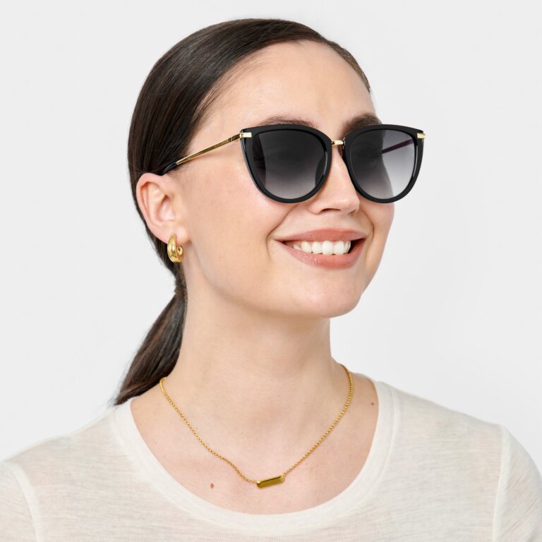Sardina Sunglasses Black - Stylish UV Protection Eyewear
