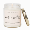 Mr. & Mrs. Soy Candle