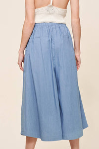 Chambray Denim Culottes