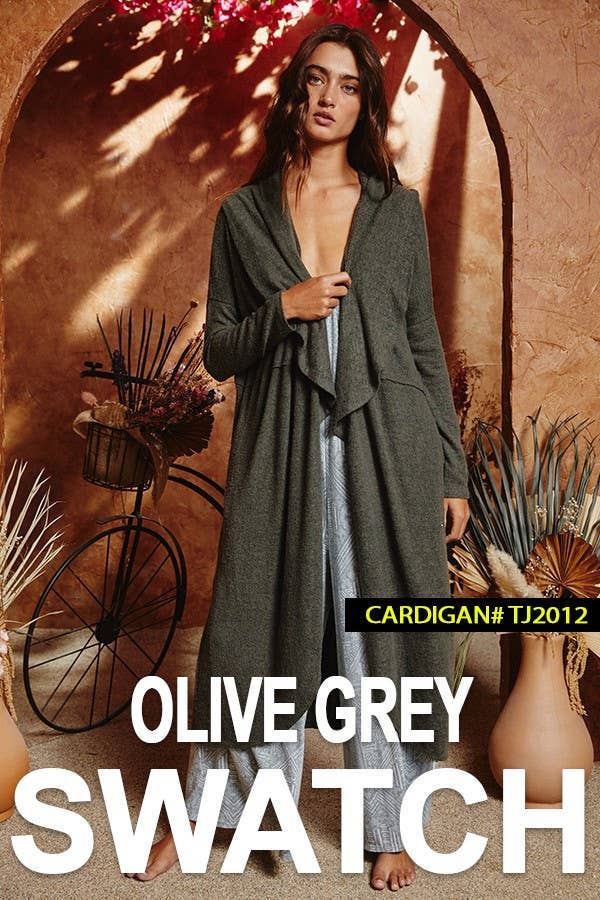 Hi-Low Hem Poncho Style Tunic Top - Black for Women