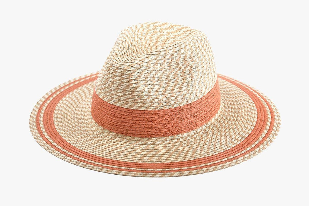 HAT2317 India Colored Accent Sun Hat