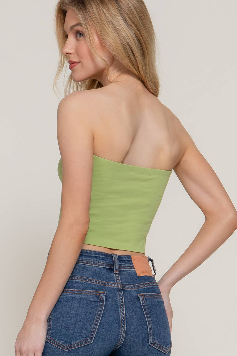 Crop Tube Cotton Jersey Top for Stylish Summer Wear