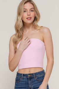 Crop Tube Cotton Jersey Top for Stylish Summer Wear