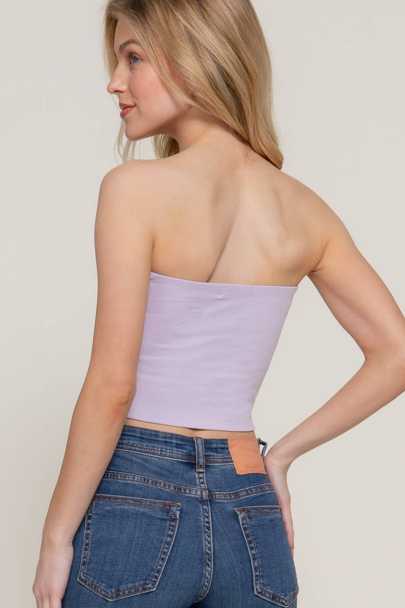 Crop Tube Cotton Jersey Top for Stylish Summer Wear