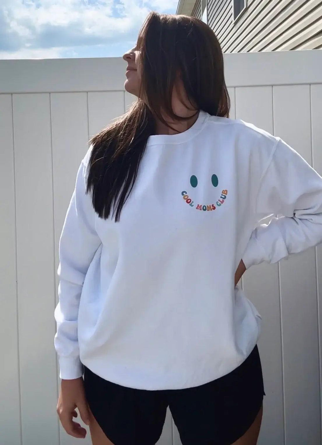 Cool Moms Club Sweatshirt | Front + Back Design