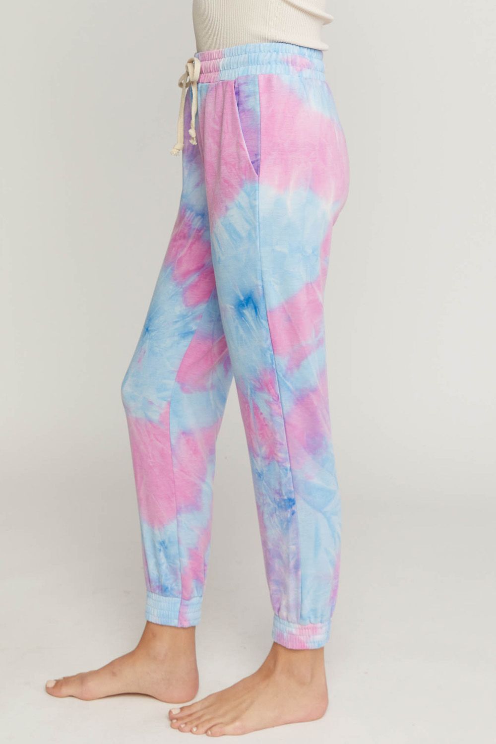 Lavender Combo Tie Dye Set for Stylish Comfort Wear