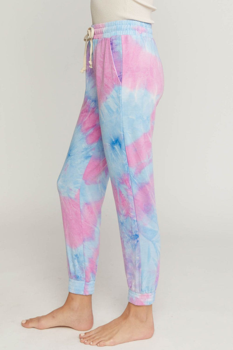 Lavender Combo Tie Dye Set for Stylish Comfort Wear