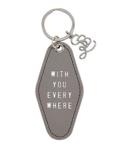 Leather Motel Key Tags
