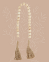 Wood Beads - Natural with Jute