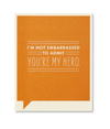 Frank & Funny Cards - YOU'RE MY HERO
