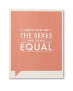 Frank & Funny Cards -THE SEXES EQUAL