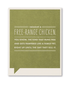 Frank & Funny Cards - FREE RANGE CHICKEN