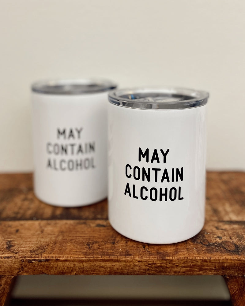 May Contain Alcohol Travel Tumbler