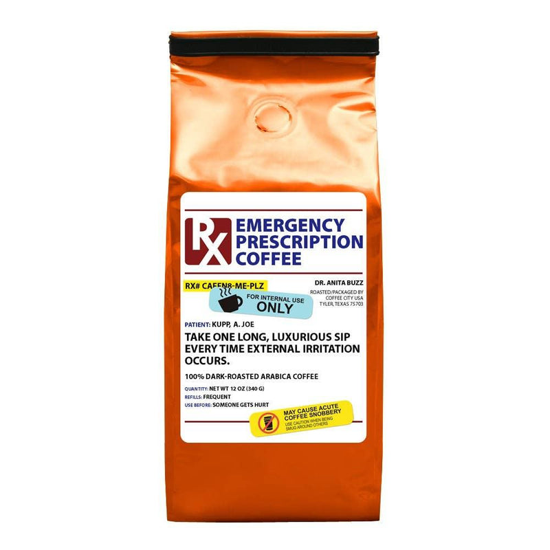 12 oz Prescription Coffee - Ground Dark Roast